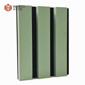 Paneles de Pared de Listones de Madera Resistentes al Fuego WINEGO, Panel Acústico Antibacteriano, Panel Acústico de Madera Absorbente de Sonido - Product Image 1