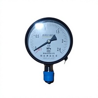 Manomètre de pression pour réfrigération à l'ammoniac, manomètre de vide 1,6 MPa BC, instrument de surveillance industriel pour unités de condensation