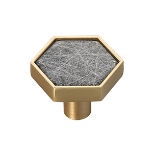 Nordic Hexagonal Zinc Alloy Cabinet Handle Octagonal Drawer <b>Knob</b> Durable Scandinavian Design - Product Image 4