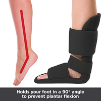 YX Medical Orthèse de nuit AFO rembourrée à 90 degrés pour fasciite plantaire, attelle d'immobilisation cheville-pied pour rééducation