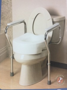 <b>Height</b> <b>Adjustable</b> Stable Four Leg Aluminum Bath Step <b>Stool</b> with Perforated Anti-slip Drainage Top - Product Image 4
