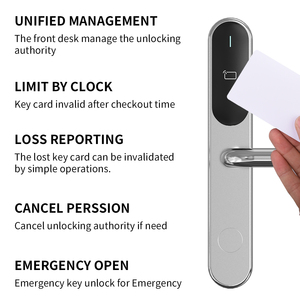 Khóa cửa khách sạn OYO kiểu châu Âu, tích hợp đầu đọc thẻ RFID, kèm phần mềm quản lý, khóa điện tử khách sạn - Product Image 2