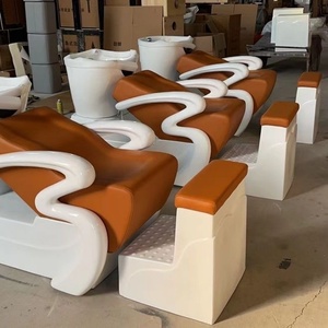 2025 Sober Factory Direct Sales of New Semi-lying Shampoo Bed Luxury <b>Hair</b> Salon Special Shampoo Bed High-end - Product Image 1