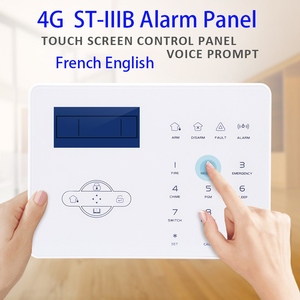 Systèmes d'<span class=keywords><strong>alarme</strong></span> GSM PSTN 4G 433 MHz 868 MHz ST-IIIB 110 dB avec voix française et anglaise, capteur de mouvement PIR, capteur de porte et télécommande - Product Image 2