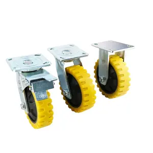 WINSTAR ruote industriali pesanti ampiamente utilizzate 4 pollici 5 pollici 6 pollici 8 pollici forte gravità del cuscinetto buona presa