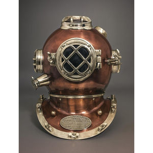 Casco de buceo de cobre hecho a medida por OEM con acabado pulido de estilo antiguo, casco de buceo hecho a mano en venta por exportadores. - Product Image 1
