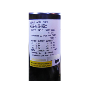 Repuestos para Robótica FANUC, Servoamplificador A06B-6100-H002, Proveedor de Repuestos para PLC, PAC y Controladores Dedicados - Product Image 1
