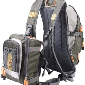 BSCI Factory Fishing Vest Pack Fishing Vest/Fishing <b>Sling</b> Pack/Fishing <b>Backpack</b> Waterproof Fishing Rod Reel Bag Organizer - Product Image 1