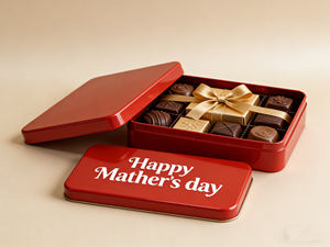 Cadeau pour la fête des mères, boîte en métal rectangulaire, logo personnalisable imprimé, boîte <span class=keywords><strong>de</strong></span> rangement en métal pour les bonbons <span class=keywords><strong>de</strong></span> <span class=keywords><strong>maman</strong></span> - Product Image 3