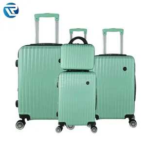 Nuevo diseño personalizado color caramelo ABS equipaje de viaje maleta 14/20/24/28 pulgadas hardside ABS maleta equipaje bolsa conjuntos