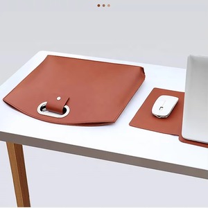 Élégante sacoche fine <span class=keywords><strong>pour</strong></span> ordinateur portable, idéale <span class=keywords><strong>pour</strong></span> le travail et les voyages, avec pochette intérieure anti-rayures détachable, sac à main en cuir hydrofuge - Product Image 3