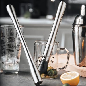 Martillo de acero inoxidable para hielo triturado, té de la leche, jugo de limón, maceración de Frutas/verduras para tiendas de té de la leche, herramienta Schick Cup Hand Beat - Product Image 4