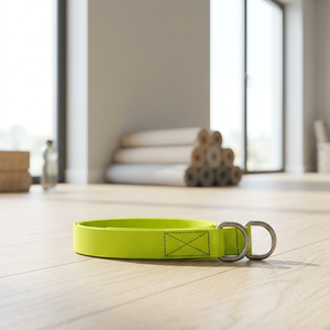 Sangle plate verte à anneaux, 2,5 m, largeur 50 mm, en acier inoxydable, avec anneau en D, sangle de levage à usage général - Product Image 2