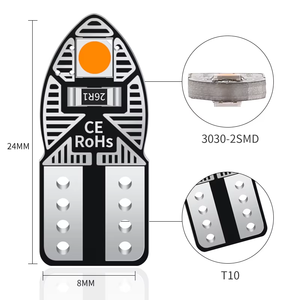 T10 W5W WY5W 2825 2smd siêu sáng LED CANBUS không có lỗi xe nội thất đọc sách Đèn vòm tự động đèn đậu xe nêm đuôi bên bóng đèn - Product Image 2