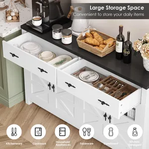 Bien Tự Chọn tủ bên với <span class=keywords><strong>4</strong></span> ngăn kéo và <span class=keywords><strong>2</strong></span> cửa kính Giải pháp lưu trữ thuận tiện cho hành lang phòng ăn - Product Image 4