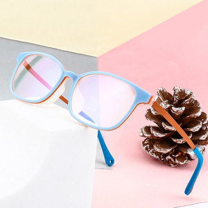 Montures de lunettes pour enfants couleur bonbon 8314, monture rectangulaire en plastique, monture complète légère, verres en résine, origine Danyang - Product Image 3