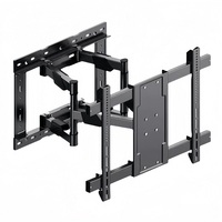 Soporte de montaje en pared de TV de movimiento completo resistente A11 soportes de TV giratorios de inclinación articulados de acero para LCD y Plasma