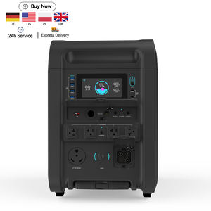 Estación de Energía Portátil de 4200W, 120/240V, Batería LiFePO4 de 6144Wh, Generador Solar, UPS, Estación de Carga Inalámbrica, Premio Red Dot - Product Image 1