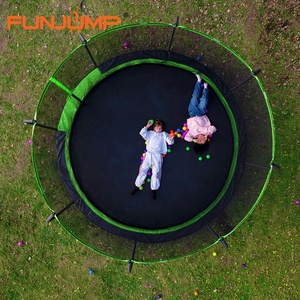 Hochleistungs-Rostschutz 12FT 14FT 15FT 16FT Outdoor-Trampolin-Gehäuse mit gebogenen Stangen und Leiter - Product Image 2