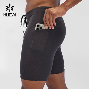 Pantaloncini da Corsa a Compressione Premium Personalizzati per Uomo con 7 Tasche, 69% Nylon 31% Spandex, Traspiranti <span class=keywords><strong>e</strong></span> Anti-Riduzione delle Dimensioni - Product Image 2