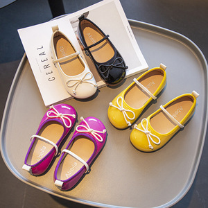 Chaussures décontractées multicolores pour enfants avec nœud, chaussures d'école pour filles avec bande élastique, idéales pour l'été - Product Image 2