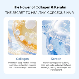 Après-shampoing hydratant végétalien aux herbes Pallamina, formule OEM 2-en-1, shampoing brésilien à la biotine, au collagène et à la kératine - Product Image 5