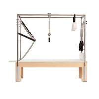 Equipo de Pilates Cadillac Reformer de Madera de Arce Directo de Fábrica para Gimnasio en Casa y Estudio Comercial