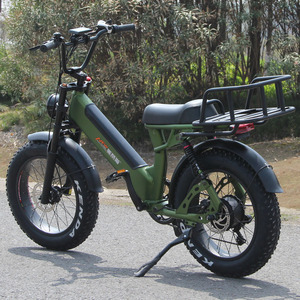 Bicicleta Eléctrica Fat Bike al por Mayor con Batería de Litio de 48V 1000W, Cuadro de Acero, Motor en Rueda, Neumático de Montaña, Asiento Tipo Banana y Certificación CE - Product Image 4