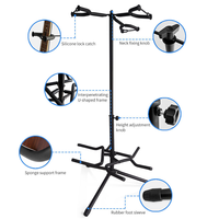 Single Stand Metal Three-Head Guitar Stand Universal String Instrument Accessories