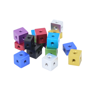 6 mặt M3-M10 vít lỗ thép không gỉ 304/Hợp kim nhôm vuông Nut khung khóa kết nối chủ đề tấm Khối gia công - Product Image 4