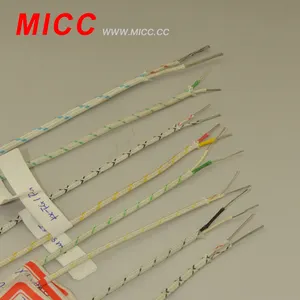 MICC Safely usage thermocouple wire KX-FG/FG-2*0.8 stranded wire with Two conductors (positive/negative) parallel construction