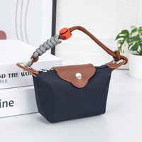 Dompet Wanita 2026 Baru, Penutup Ritsleting Lembut, Sederhana, Modis, Mini, Tempat Kartu, Warna-Warni, Tas Dumpling PU