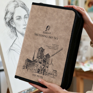 Set di Matite <span class=keywords><strong>per</strong></span> <span class=keywords><strong>Disegno</strong></span> e Schizzo Giorgione con Borsa in Pelle, 38 Pezzi, Kit di Matite in Grafite e Carboncino <span class=keywords><strong>per</strong></span> Artisti con Gomma e Blocco da <span class=keywords><strong>Disegno</strong></span> - Product Image 5