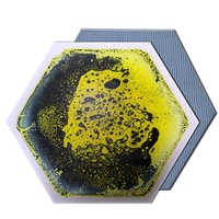 Tapis sensoriel unisexe pour enfants, salle intérieure, éducation précoce, carreaux de sol liquides hexagonaux décoratifs pour les enfants de 2 à 4 ans