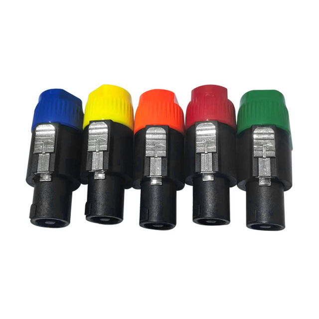 Wholesale 4-Core XLR Plug and Jack Audio Amplifier Speaker Cable Connector