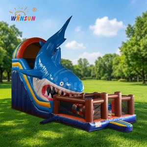 Winsun สไลด์คอมโบเป่าลม PVC สำหรับสนามเด็กเล่นห้างสรรพสินค้าและสวน-ใช้กลางแจ้งเพื่อการศึกษา - Product Image 1