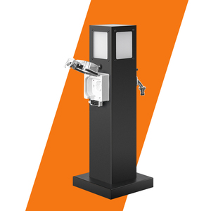 Biệt thự ngoài trời thông minh đèn điều khiển IP66 không thấm nước thép không gỉ mở rộng ổ cắm với điều khiển từ xa thông minh đóng băng bằng chứng vòi nước - Product Image 1