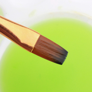 Xin Bowen Vend un Set de 12 Pinceaux <span class=keywords><strong>d</strong></span>'Art Poils en Nylon Manche Coloré Tige en Bouleau pour <span class=keywords><strong>Aquarelle</strong></span>, Huile et Acrylique - Product Image 5