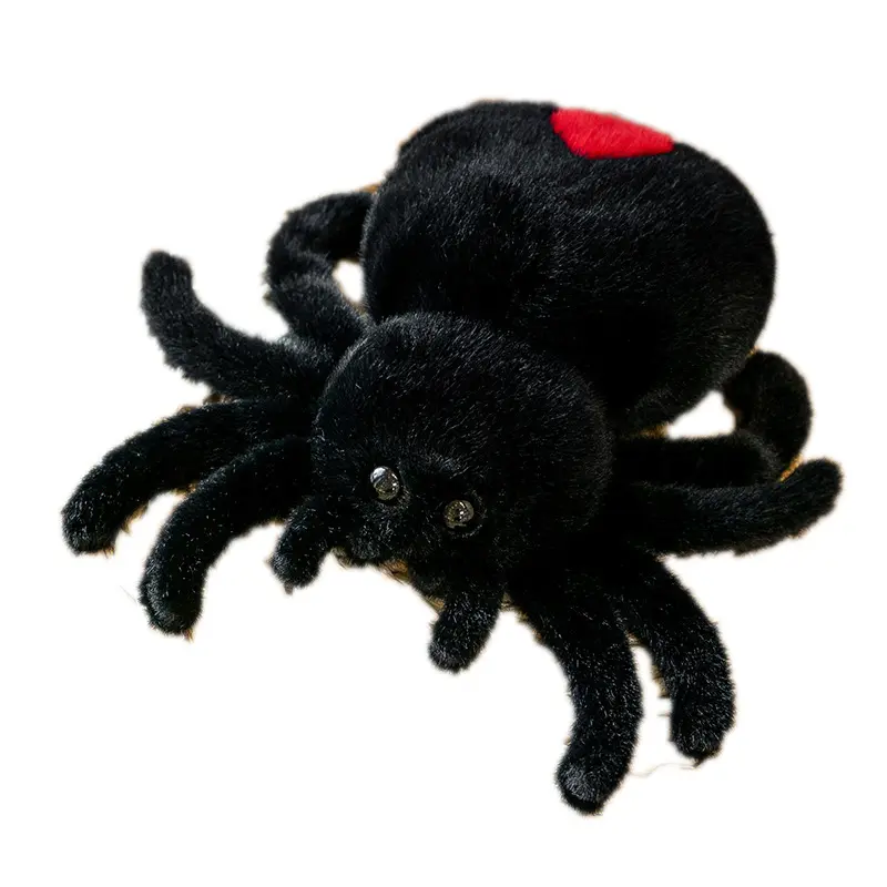 Niedliche schwarze Halloween Geschenk Tier Plüsch Spinne Spielzeug Fabrik Einzelhandel Simulation Spielzeug Plüsch
