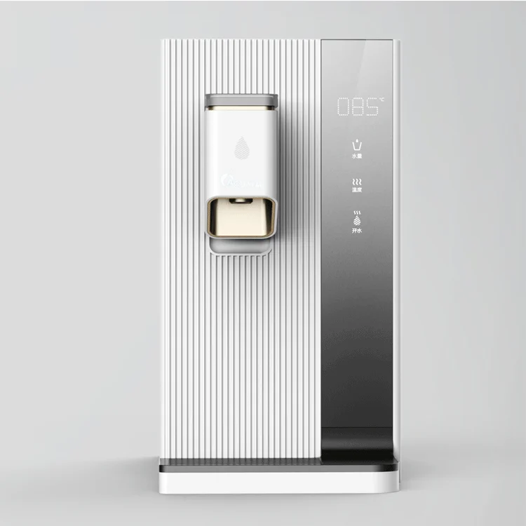 2022 ny design, friinstallerad skrivbordsautomat för omvänd osmos omedelbar hetvatten