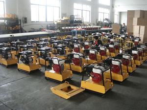 5.5Hp 15 Kn benzinli motorlu yol titreşimli plaka kompaktörü el toprak kompaktör plaka kompaktör makinesi - Product Image 6