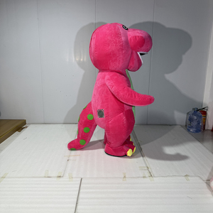 Disfraz Inflable de <span class=keywords><strong>Barney</strong></span> <span class=keywords><strong>el</strong></span> <span class=keywords><strong>Dinosaurio</strong></span>, Traje de Mascota de <span class=keywords><strong>Dinosaurio</strong></span> Rosa y Verde para Adultos - Product Image 5