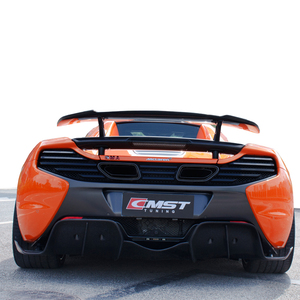 Kit carrozzeria in fibra di carbonio per Mclaren 650s 650c diffusore anteriore con labbro posteriore minigonne laterali alettone per Mclaren 650s 650c - Product Image 6