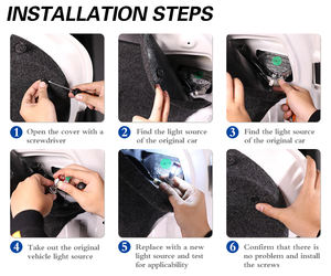 Ampoules led <span class=keywords><strong>orange</strong></span> T10 t10, 7740 7743, canbus, ampoules intérieures pour voitures - Product Image 5