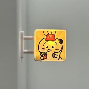 Imanes Magnéticos Luminosos con Diseño de Chiikawa y Usagi-chan, Caja de Luz con Logotipo de McDonald's, Material ABS, China - Product Image 6