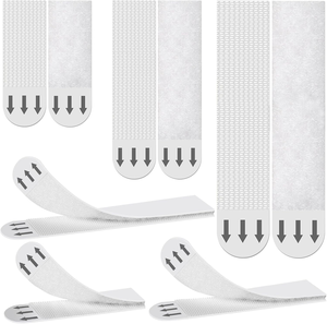 Kit de crochets adhésifs robustes pour accrocher les tableaux sans dommages, 3 tailles, sans clous, pour la fixation des cadres - Product Image 1
