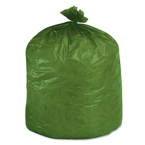 13gallon phân hủy sinh học compostable phẳng cao nhà bếp túi rác thực phẩm phế liệu túi rác cấp giấy chứng nhận bởi BPI và OK Phân compost