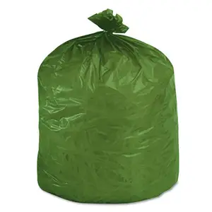 13Gallon Biodegradable Compostable Flat Tall Kitchen Garbage Bag Food Scrap Trash Bag Certificated By BPI and OK Compost