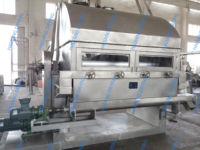 Équipement de séchage à conduction continue fourni par l'usine, sécheur à tambour rotatif à grattoir série HG pour pâte visqueuse