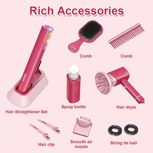 Set de Maquillaje de Juguete BJQ <span class=keywords><strong>para</strong></span> Peluquería <span class=keywords><strong>con</strong></span> Luz y Sonido, Juguetes de Salón de Belleza <span class=keywords><strong>para</strong></span> <span class=keywords><strong>Niñas</strong></span>, Juguete de Moda y Belleza - Product Image 3